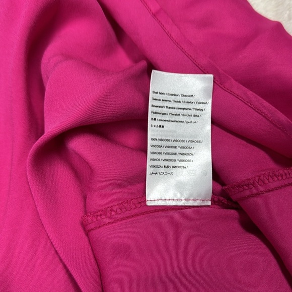 FARM RIO HOT PINK SLIP MIDI DRESS SIZE M - Picture 11 of 14